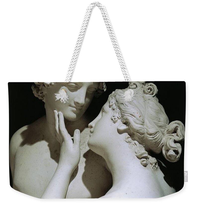 Venus Weekender Tote Bag featuring the photograph Venus And Adonis By A Canova, Detail, 1794 by Antonio Canova
