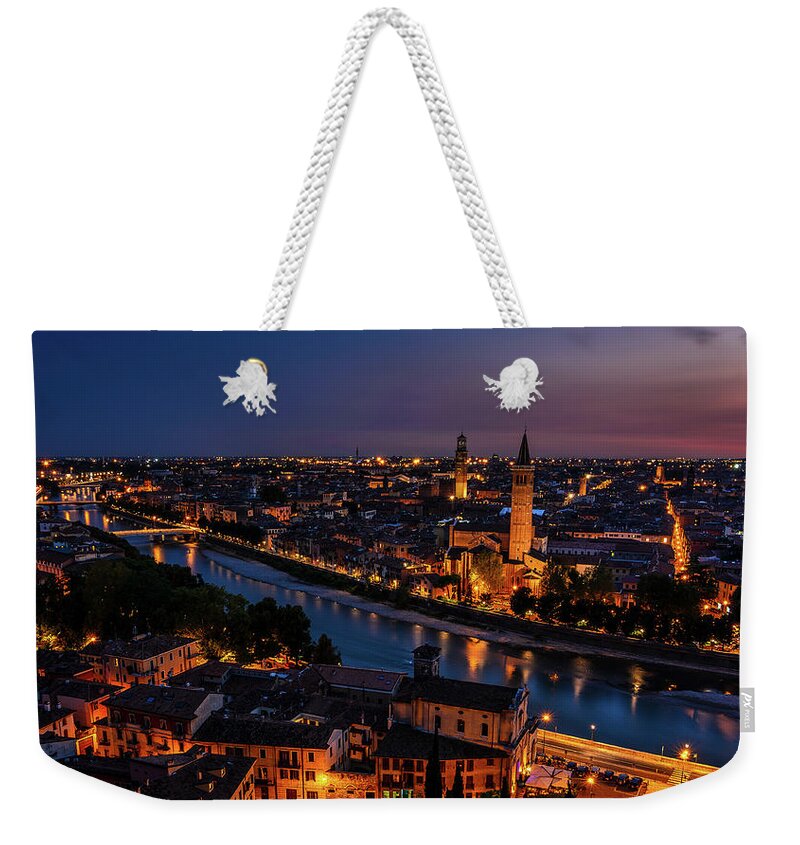 Tranquility Weekender Tote Bag featuring the photograph Verona by Marius Roman