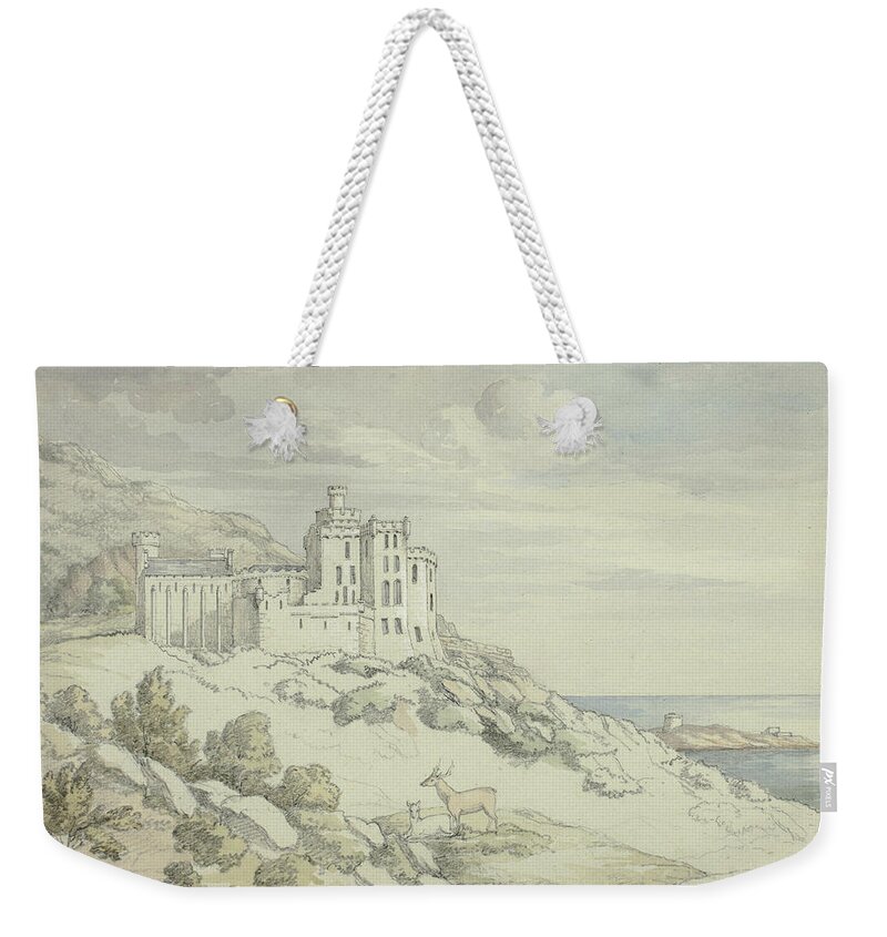 19th Century Art Weekender Tote Bag featuring the drawing Victoria Castle by Elizabeth Murray