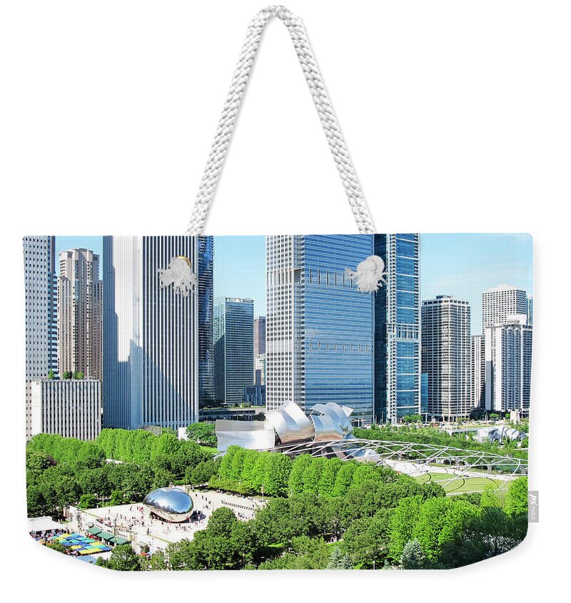 View From Above Weekender Tote Bag featuring the photograph View From Above by Patty Colabuono