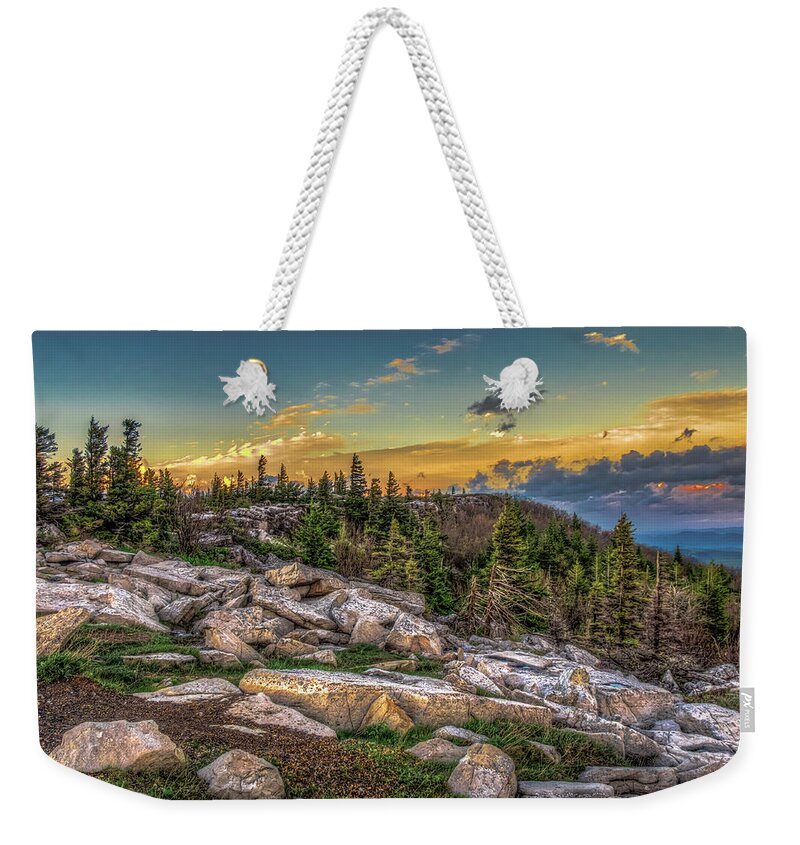 Landscapes Weekender Tote Bag featuring the photograph View from Dolly Sods 4714 by Donald Brown