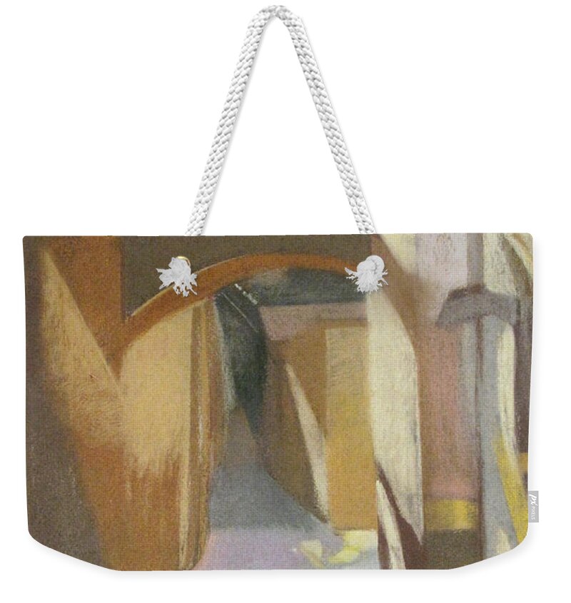 Architecture Weekender Tote Bag featuring the painting View of Italian Arch by Suzanne Giuriati Cerny