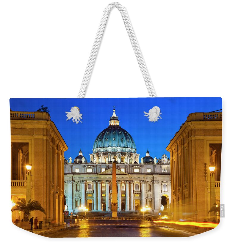 Clear Sky Weekender Tote Bag featuring the photograph View Of Vatican City by Gonzalo Azumendi