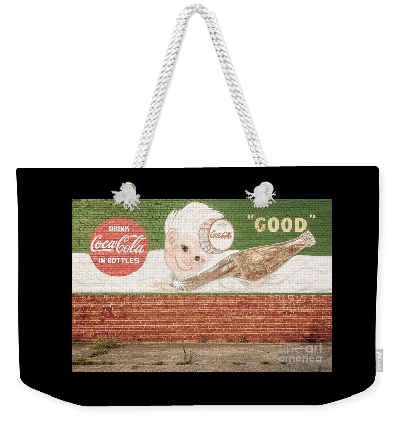 Vintage Drink Coca Cola Weekender Tote Bag featuring the photograph Vintage Drink Coca Cola by Imagery by Charly