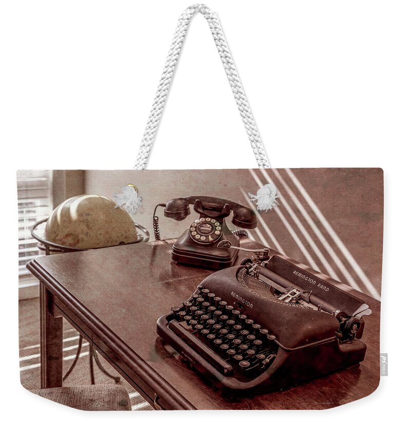Yesterday Weekender Tote Bag featuring the photograph Vintage by Marcy Wielfaert
