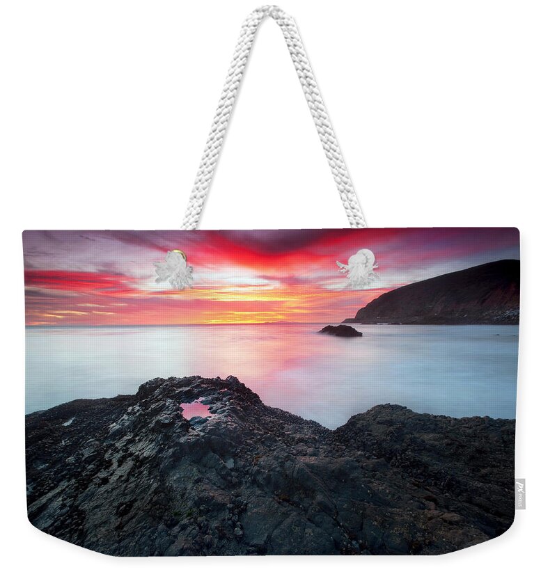 Scenics Weekender Tote Bag featuring the photograph Volcano Rock by John B. Mueller Photography