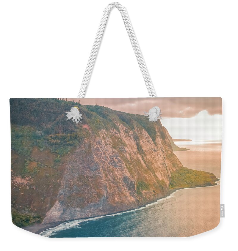 Big Island Weekender Tote Bag featuring the photograph Waipio Valley Sunset by Christi Kraft