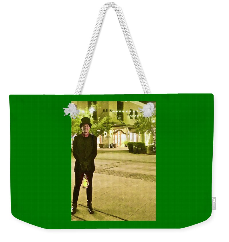 Waiting For The Carriage Weekender Tote Bag featuring the photograph Waiting for the Carriage by Debra Grace Addison