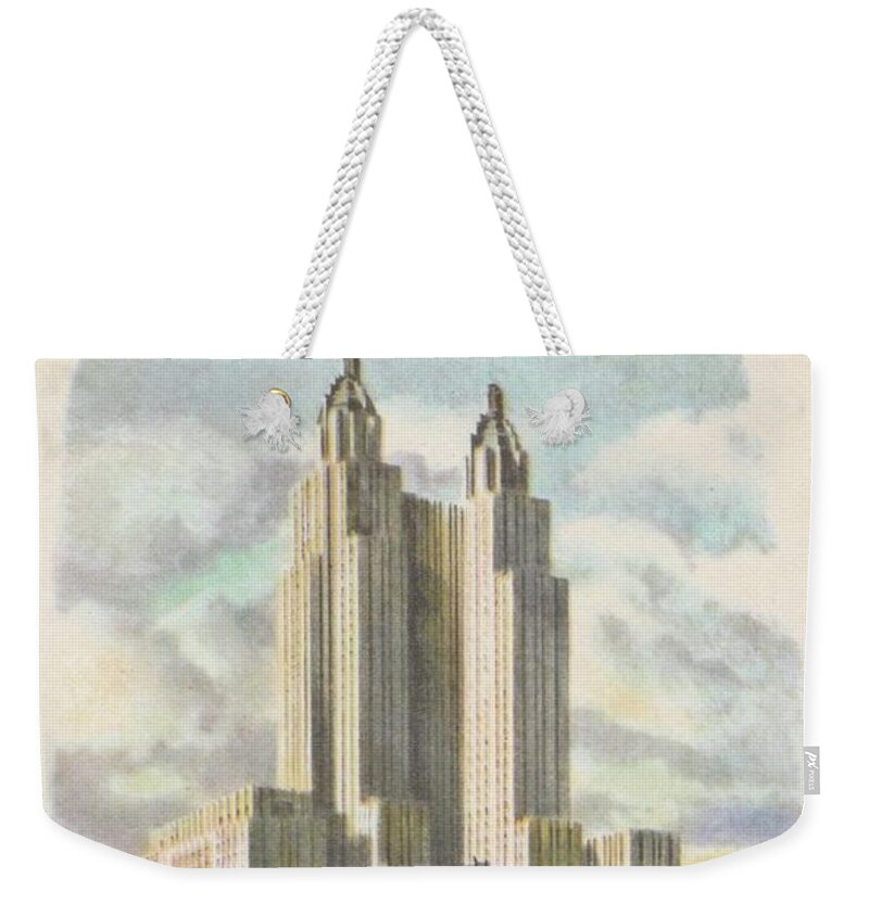 Waldorf Astoria Weekender Tote Bag featuring the photograph Waldorf Astoria by Flavia Westerwelle