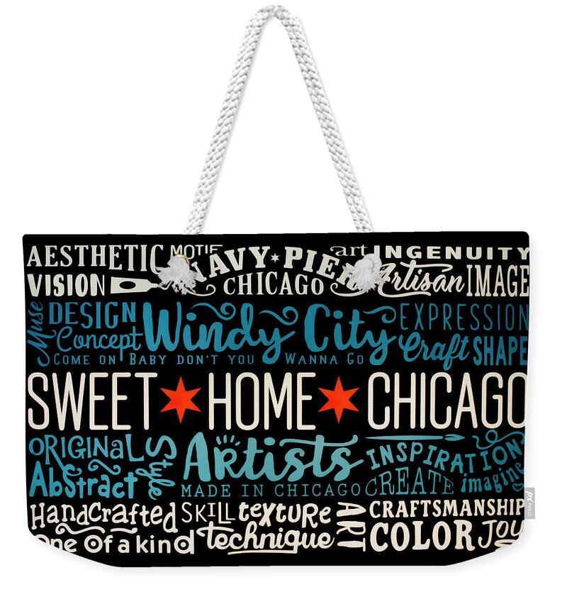Chicago Weekender Tote Bag featuring the photograph Wall art Chicago by Stuart Manning