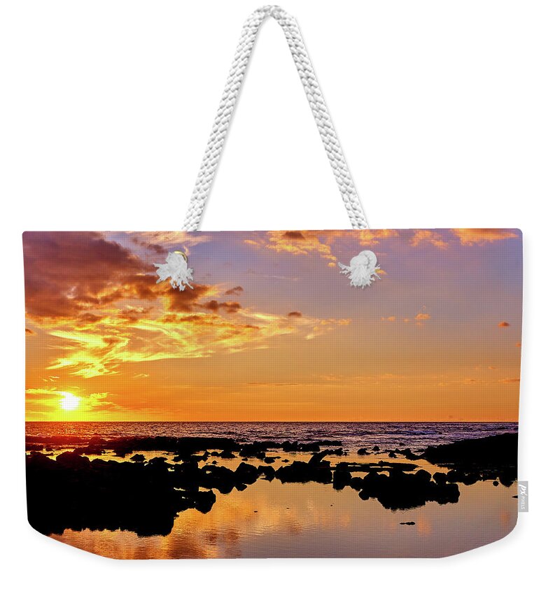 Johnbdigital.com Weekender Tote Bag featuring the photograph Warm Reflections by John Bauer