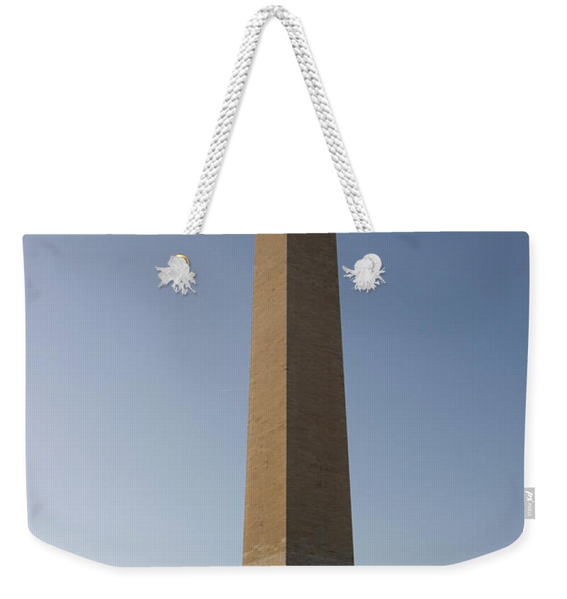 Clear Sky Weekender Tote Bag featuring the photograph Washington Monument, Washington Dc by James Gritz
