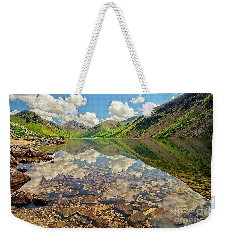 Wastwater Weekender Tote Bag featuring the photograph Wastwater Lake District by Martyn Arnold