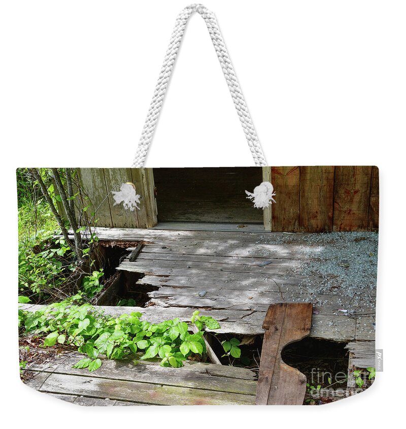 Step Weekender Tote Bag featuring the photograph Watch That First Step by Phil Perkins