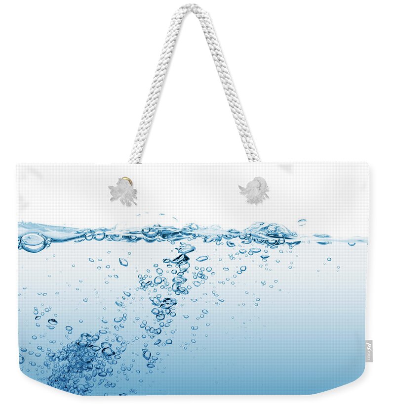 Purity Weekender Tote Bag featuring the photograph Water 6 by Guarosh