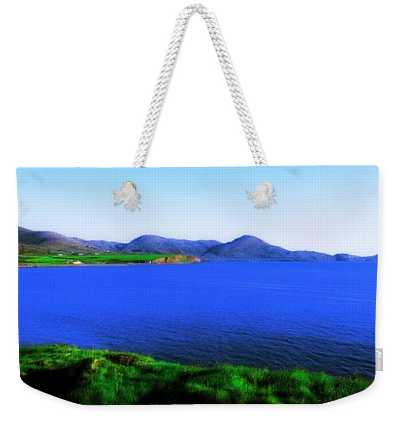 Scenics Weekender Tote Bag featuring the photograph Waterville Bay, Ring Of Kerry, Co by The Irish Image Collection / Design Pics