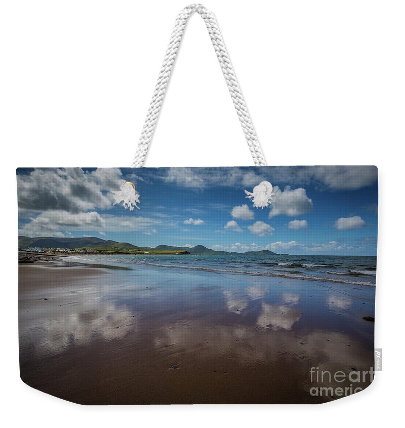 Waterville Beach Weekender Tote Bag featuring the photograph Waterville Beach by Eva Lechner