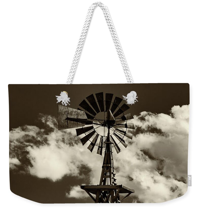Windmill Weekender Tote Bag featuring the photograph Waterville Essence by Mark Kiver