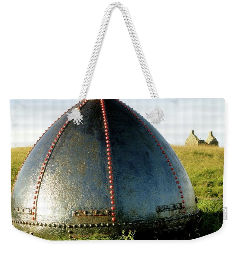 Tranquility Weekender Tote Bag featuring the photograph Weight And Cottage, Rosses Point by Taylor Mcconnell