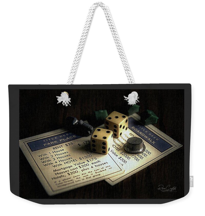 Monoply Weekender Tote Bag featuring the photograph When I Was A Tycoon by Rene Crystal