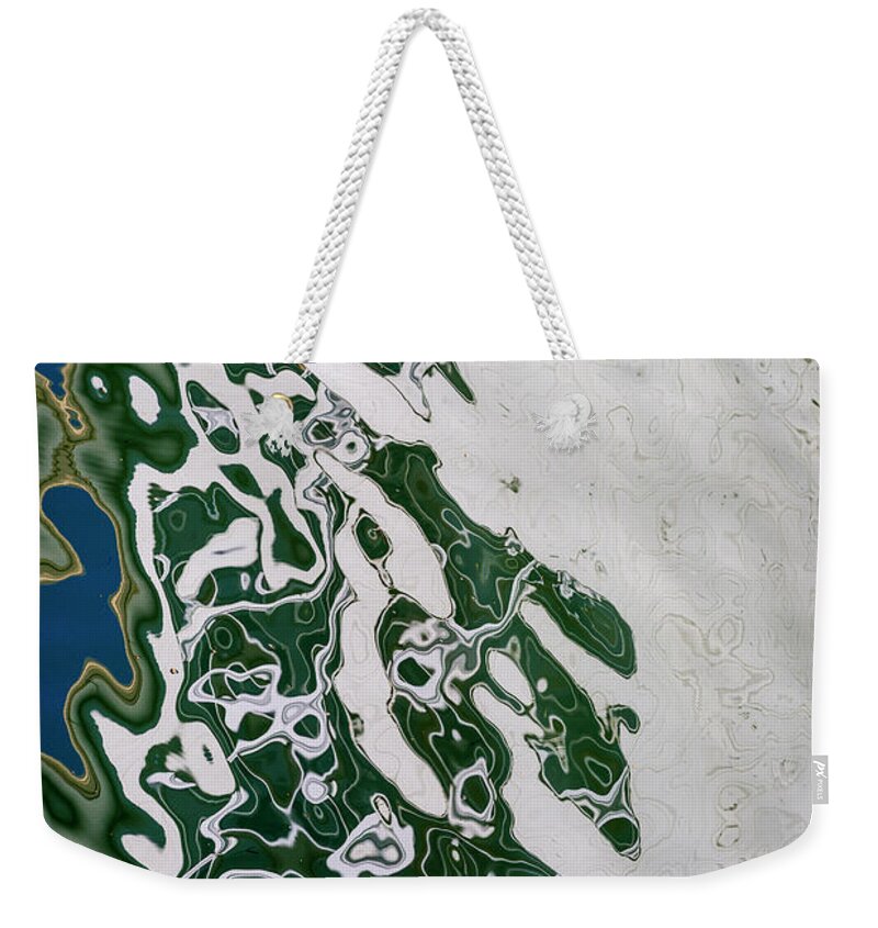 Abstracts Weekender Tote Bag featuring the photograph Whimsical Reflection by Robert Potts
