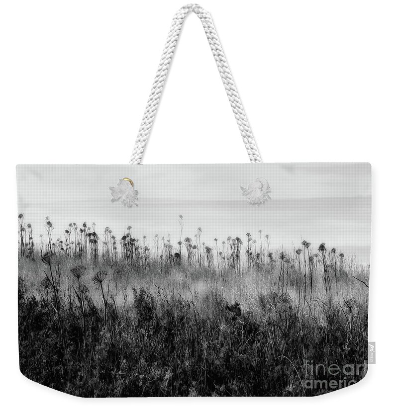 Black And White Weekender Tote Bag featuring the photograph Whispered by Lauren Leigh Hunter Fine Art Photography