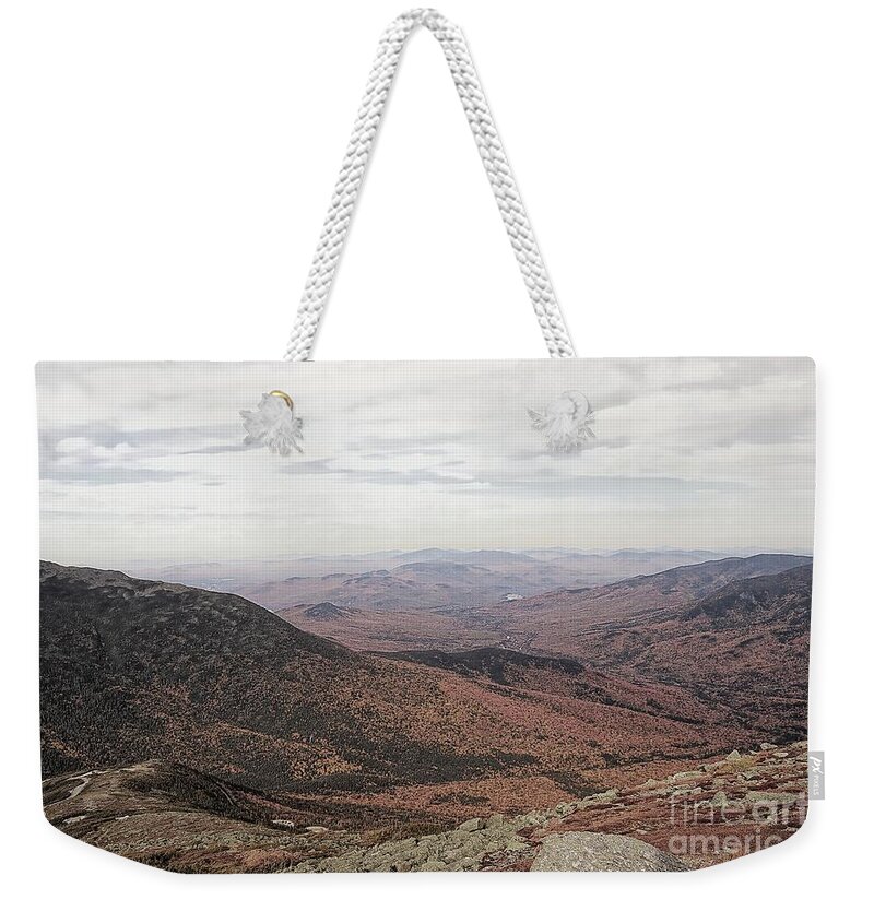 Marcia Lee Jones Weekender Tote Bag featuring the photograph White Mountain Series #3 by Marcia Lee Jones