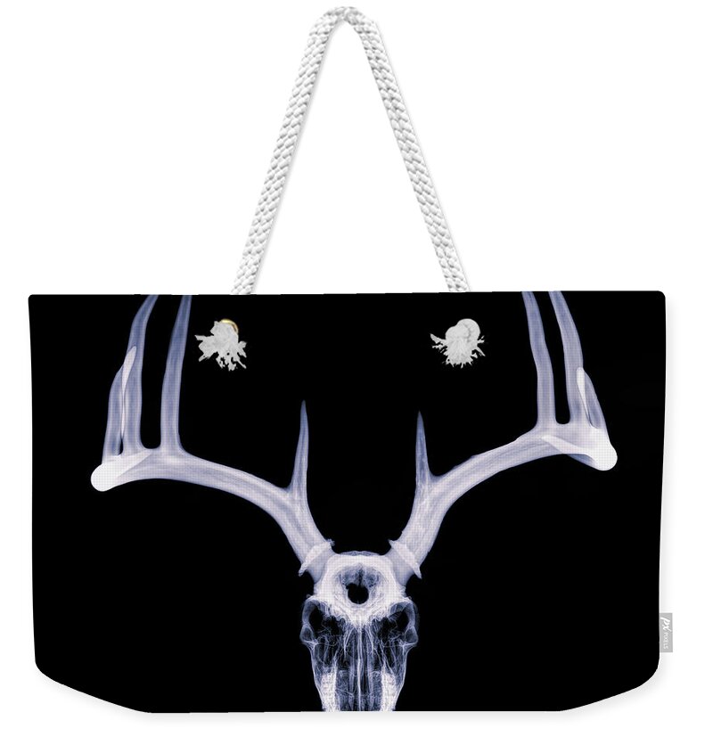 Kansas Weekender Tote Bag featuring the photograph White-tailed Deer x-ray 009 by Rob Graham