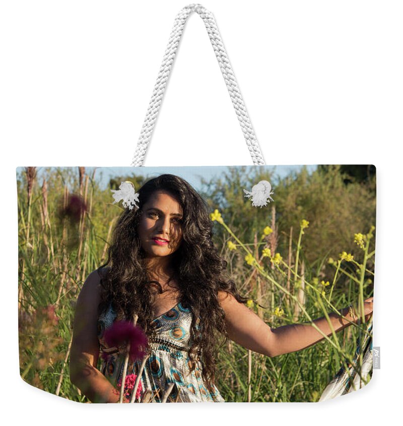 Wildflower Weekender Tote Bag featuring the photograph Wildflower by Alex Lapidus