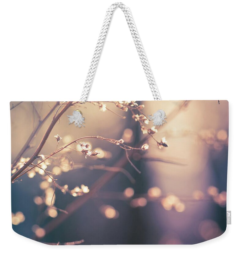 Grass Weekender Tote Bag featuring the photograph Wildflowers by Jeja