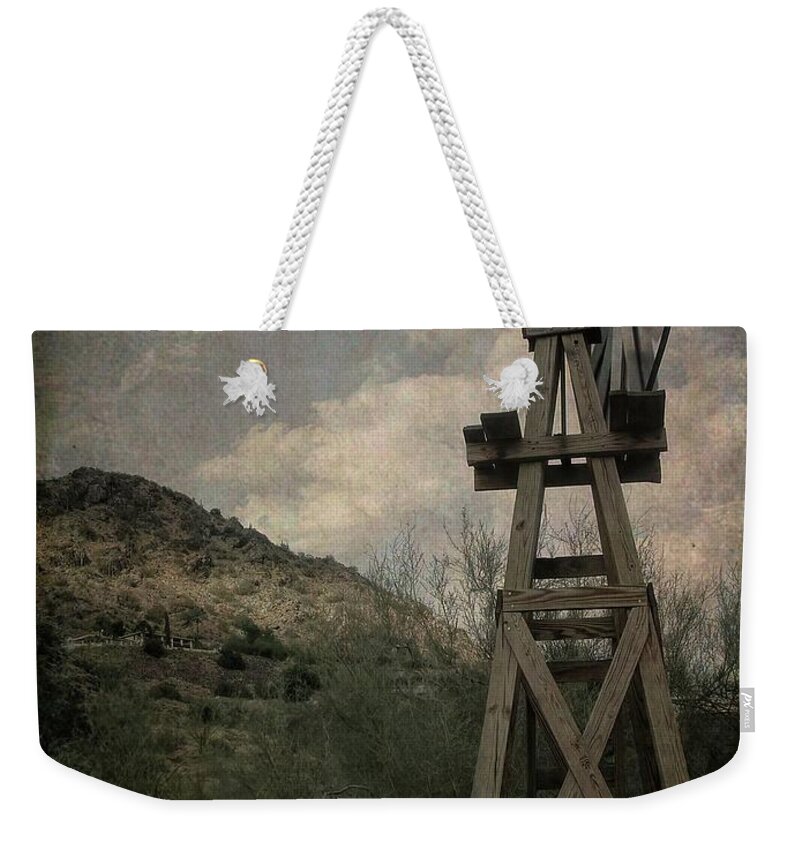 Antique Weekender Tote Bag featuring the photograph Windmill by Darryl Brooks