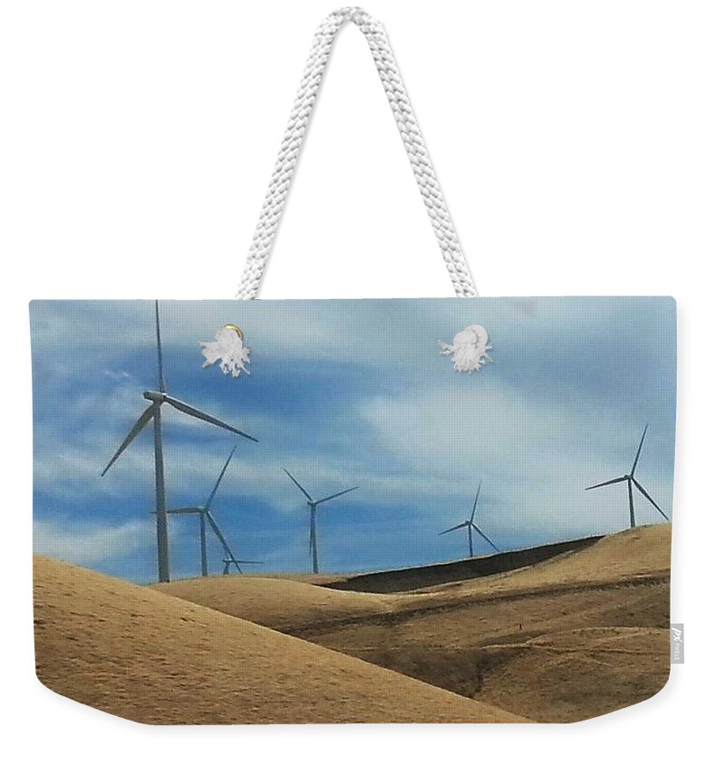 Windmills Weekender Tote Bag featuring the photograph Windmills by FD Graham