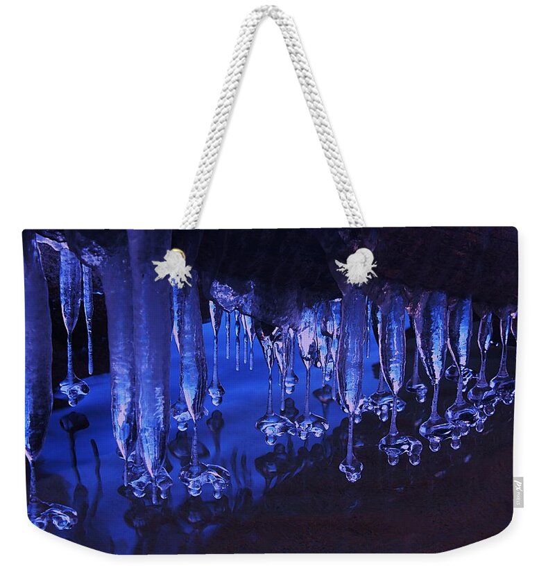 Lake Tahoe Weekender Tote Bag featuring the photograph Winter Blues by Sean Sarsfield