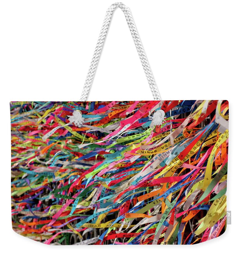 Wind Weekender Tote Bag featuring the photograph Wish Ribbon by Luc V. De Zeeuw