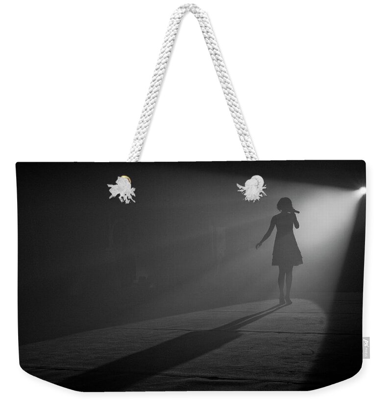 People Weekender Tote Bag featuring the photograph Woman Singing On The Stage, Shanghai by Win-initiative/neleman
