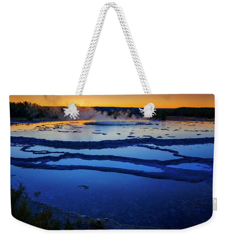 Scenics Weekender Tote Bag featuring the photograph Yellowstone National Park, Wyoming by David H. Carriere