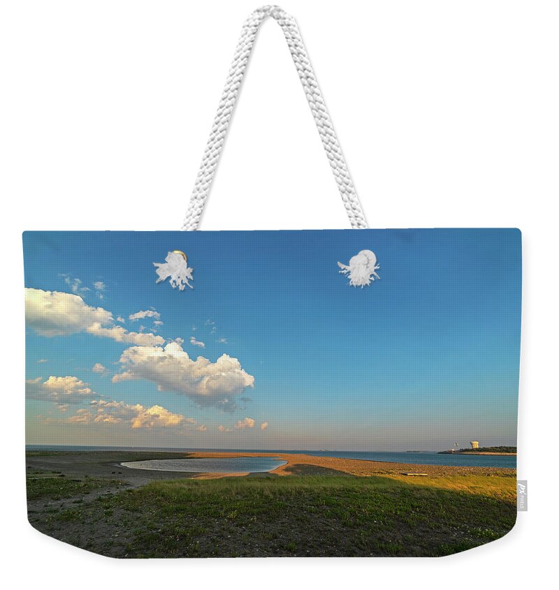 Winthrop Weekender Tote Bag featuring the photograph Yirrell Beach Tide Pool Winthrop MA North Shore by Toby McGuire