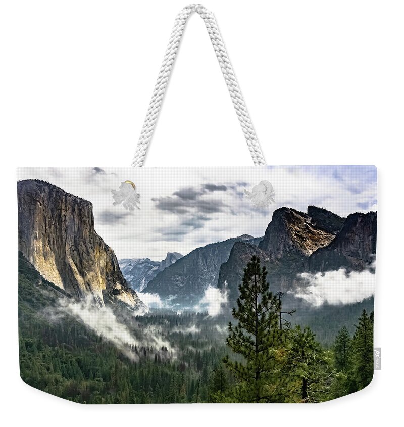 Skyline Weekender Tote Bag featuring the photograph Yosemite Valley 7 by Silvia Marcoschamer