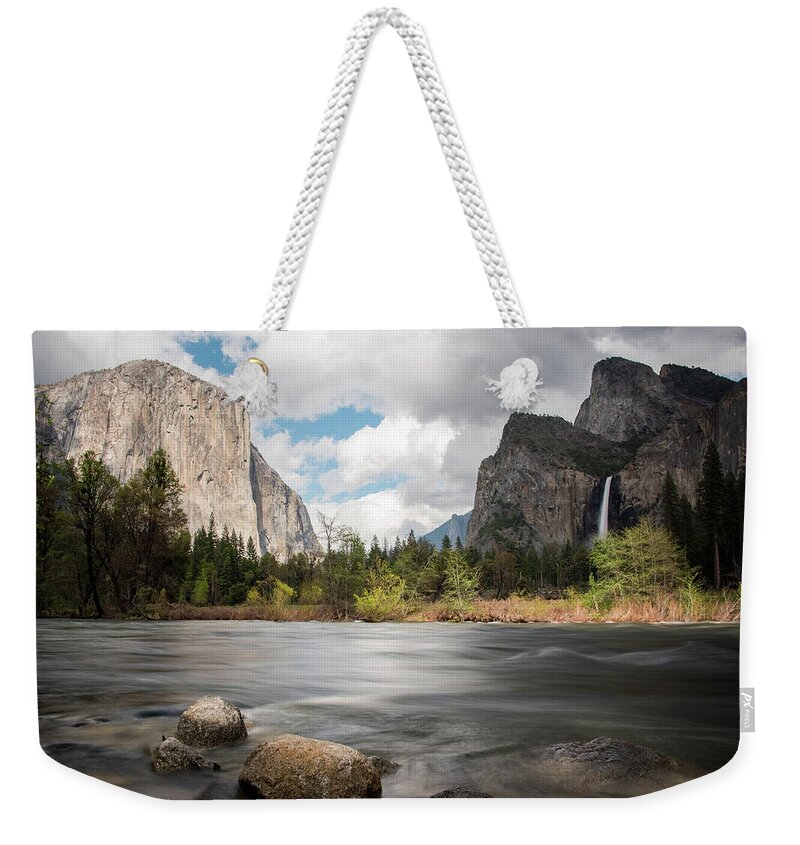 Valley View Weekender Tote Bag featuring the photograph Yosemite Valley View by Jennifer Ancker