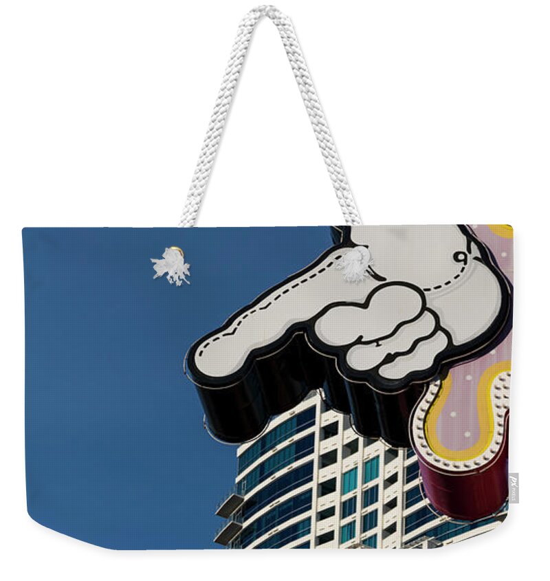 Hand Weekender Tote Bag featuring the photograph You There by Alex Lapidus