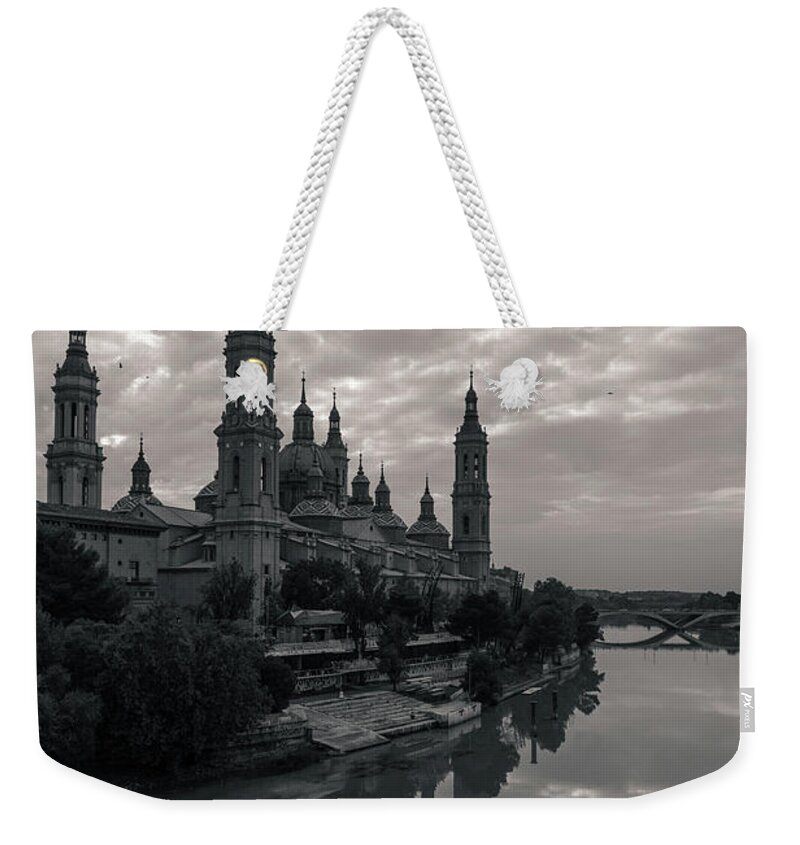 Zaragoza Weekender Tote Bag featuring the photograph Zaragoza by Alex Lapidus