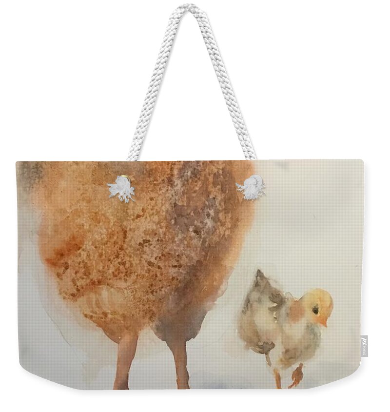 0342021 Weekender Tote Bag featuring the painting 0342022 by Han in Huang wong