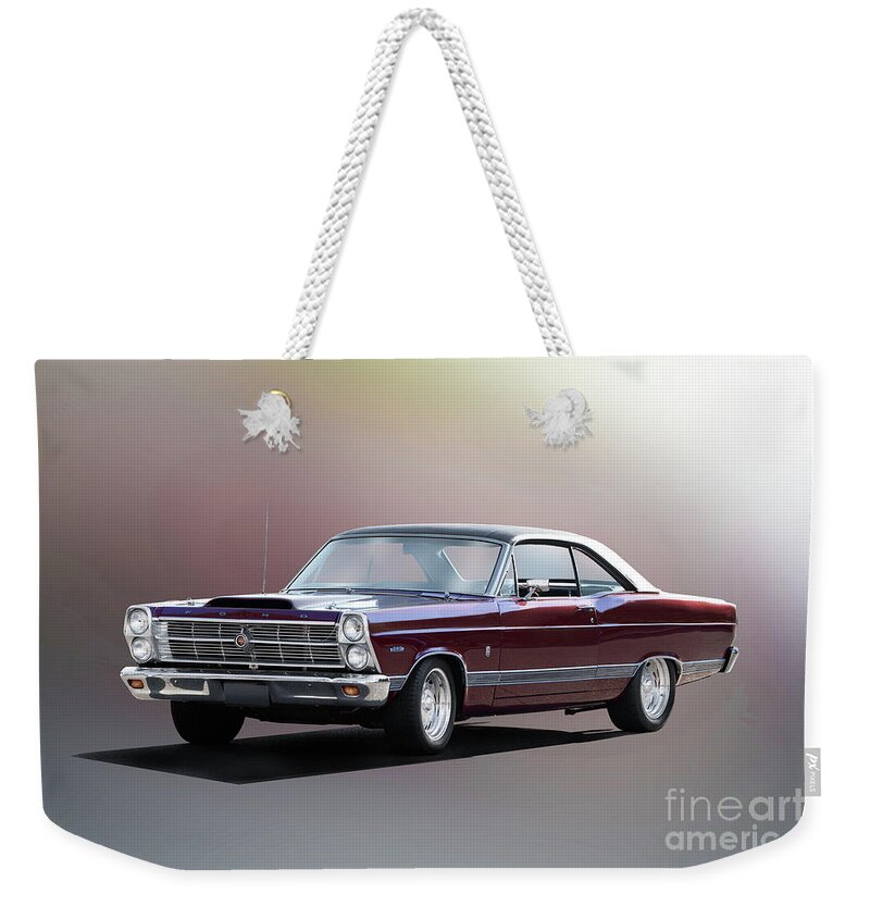 1967 Ford Fairlane Gta Weekender Tote Bag featuring the photograph 1967 Ford Fairlane GTA by Dave Koontz