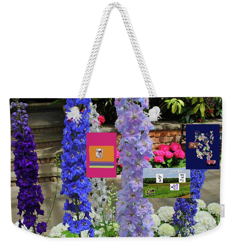 Walter Paul Bebirian: Volord Kingdom Art Collection Grand Gallery Weekender Tote Bag featuring the digital art 1-28-2020a by Walter Paul Bebirian