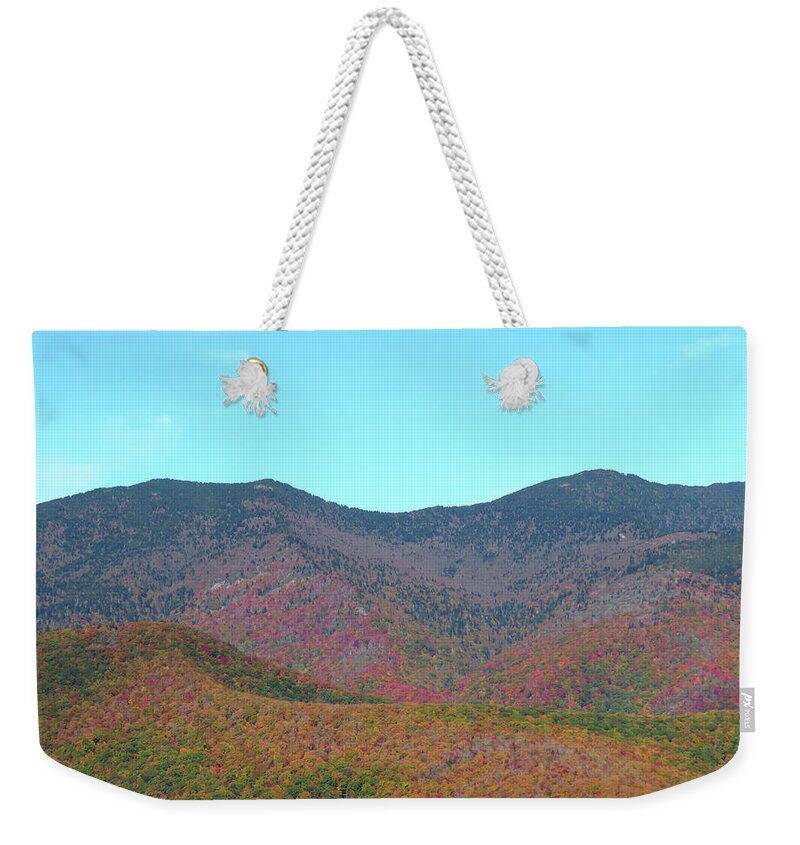 Appalachian Weekender Tote Bag featuring the photograph Appalachian Autumn #1 by Joshua Bales