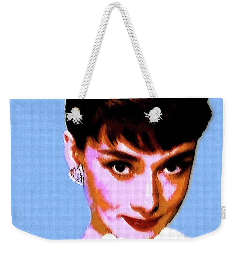 Audrey Hepburn Holly Golightly BREAKFAST AT TIFFANYS Weekender Tote Bag