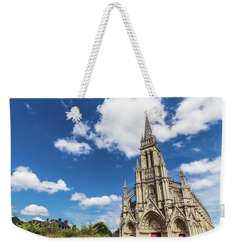 Bonsecours Weekender Tote Bag featuring the photograph Basilique Notre-Dame de Bonsecours #1 by Fabiano Di Paolo