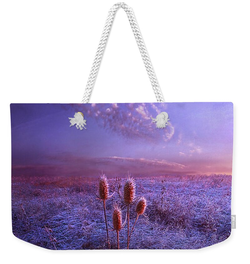 Life Weekender Tote Bag featuring the photograph Be Still #1 by Phil Koch