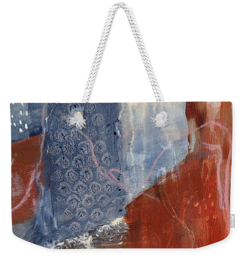 Acrylic Weekender Tote Bag featuring the painting Cannery Row by Diane Maley