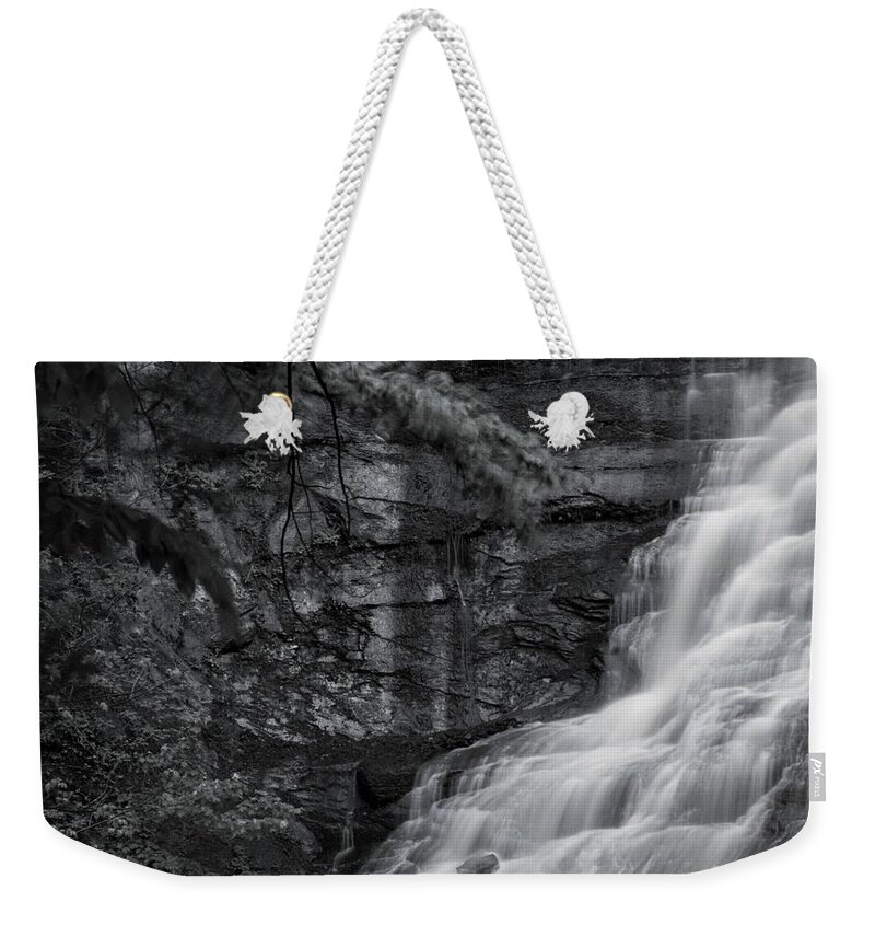 Weekender Tote Bag featuring the photograph Chittenango Falls by Brad Nellis